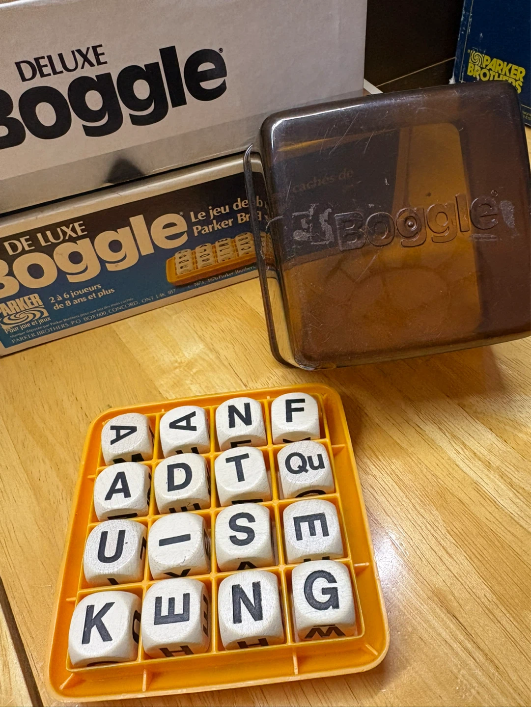 Deluxe Boggle Word Game Parker Brothers - photo 2