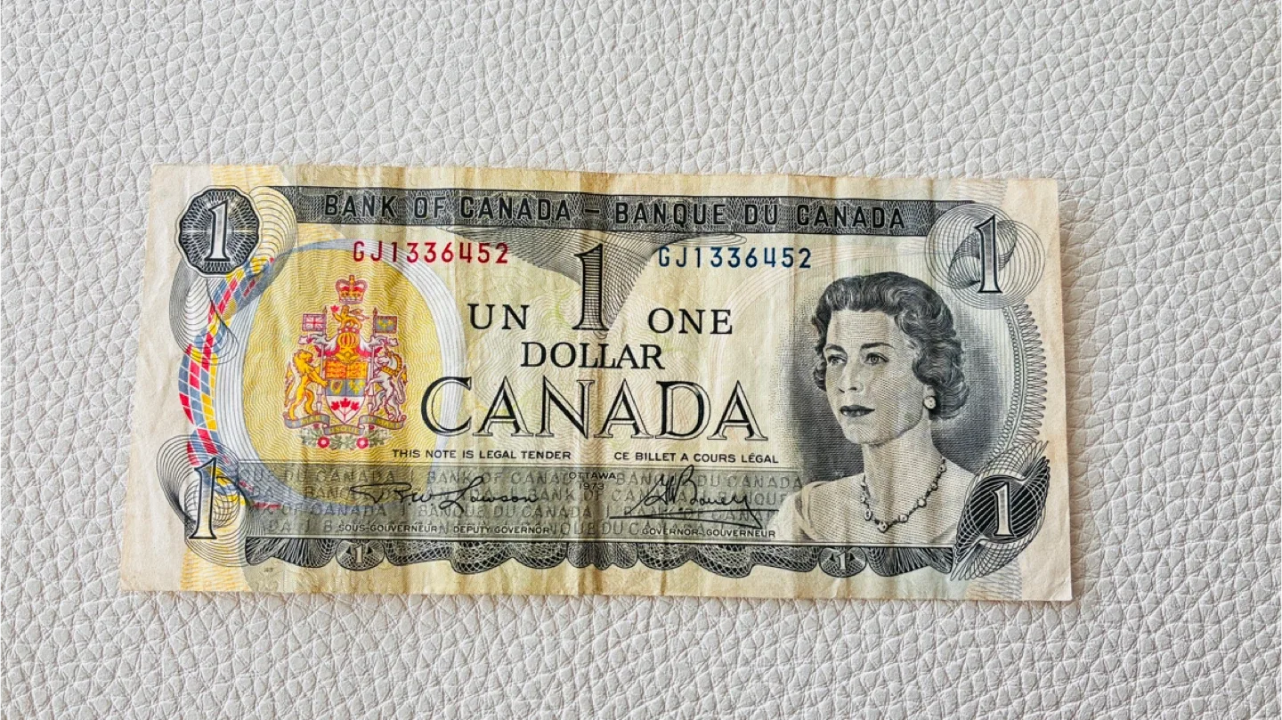 Bank of Canada One Dollar Bill-1973