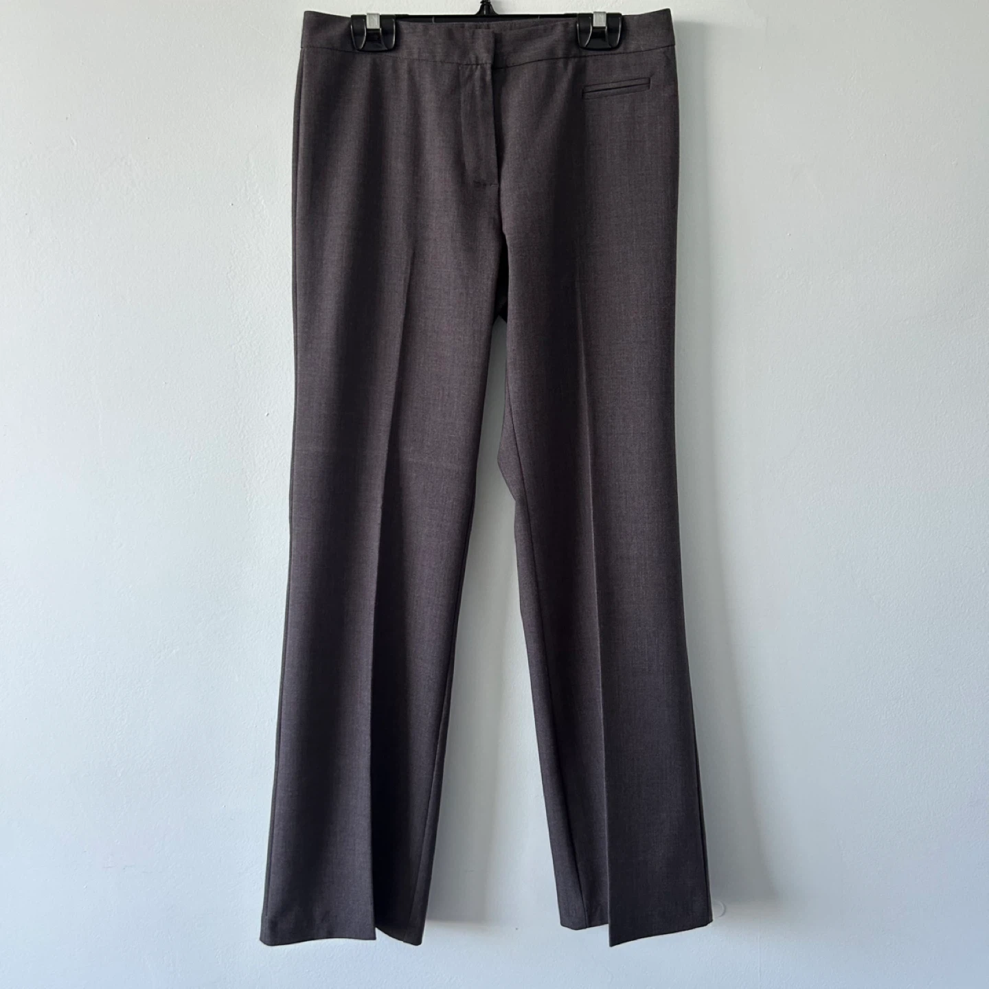 Jones New York Charcoal Grey mid rise straight leg trousers 2P