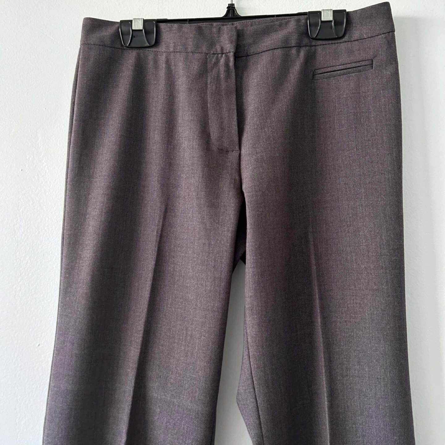 Jones New York Charcoal Grey mid rise straight leg trousers 2P - photo 2
