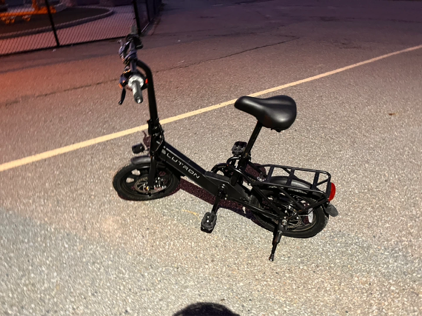 Black BLUTRON Folding Electric Bicycle - photo 2