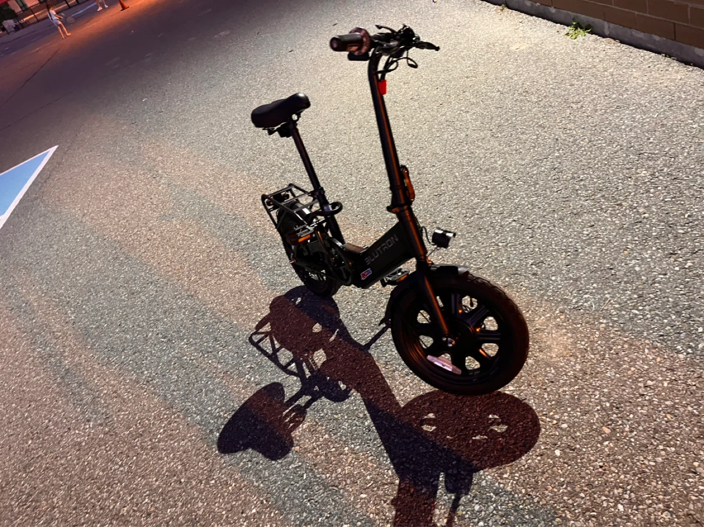 Black BLUTRON Folding Electric Bicycle - photo 3