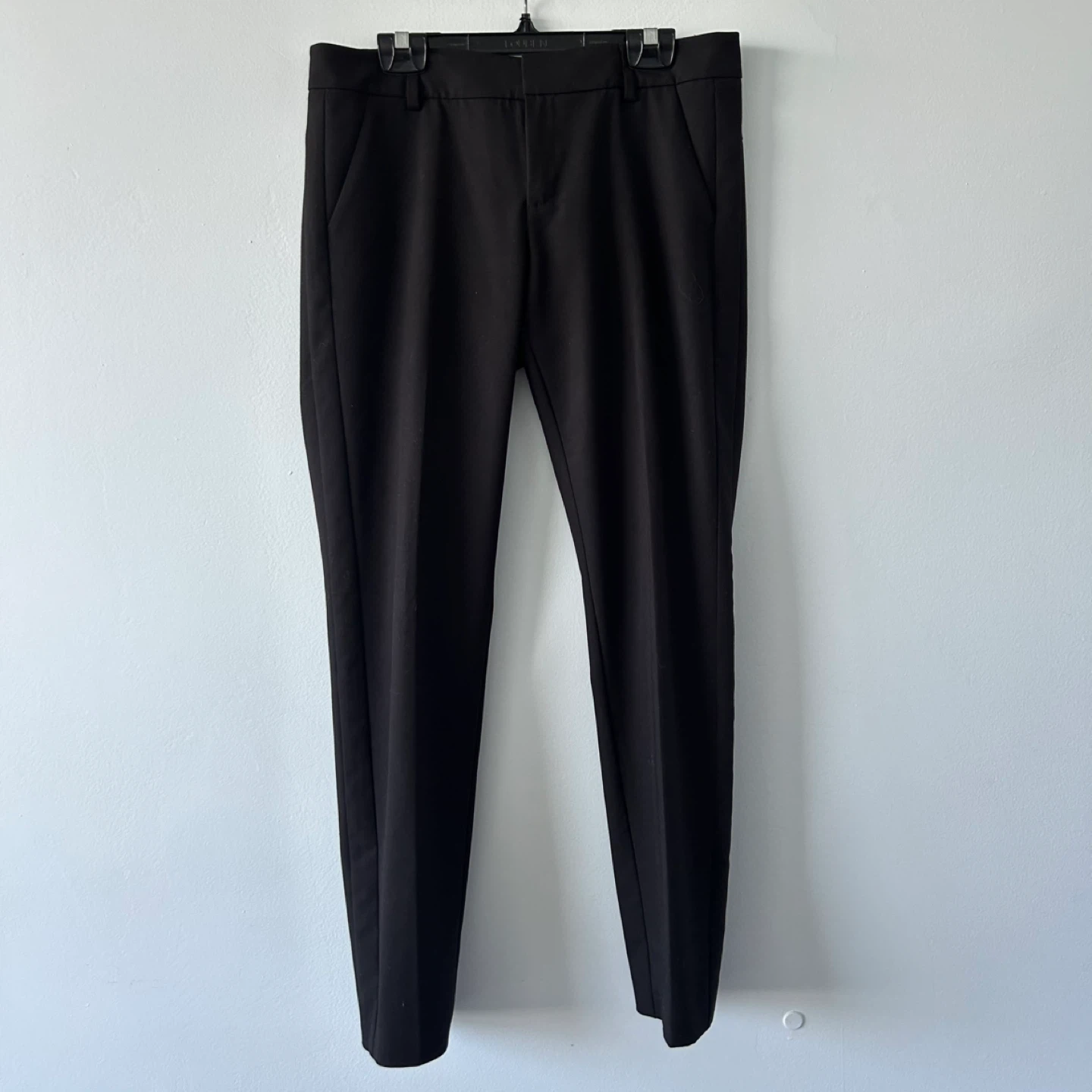 MEXX black mid rise straight leg trousers 36