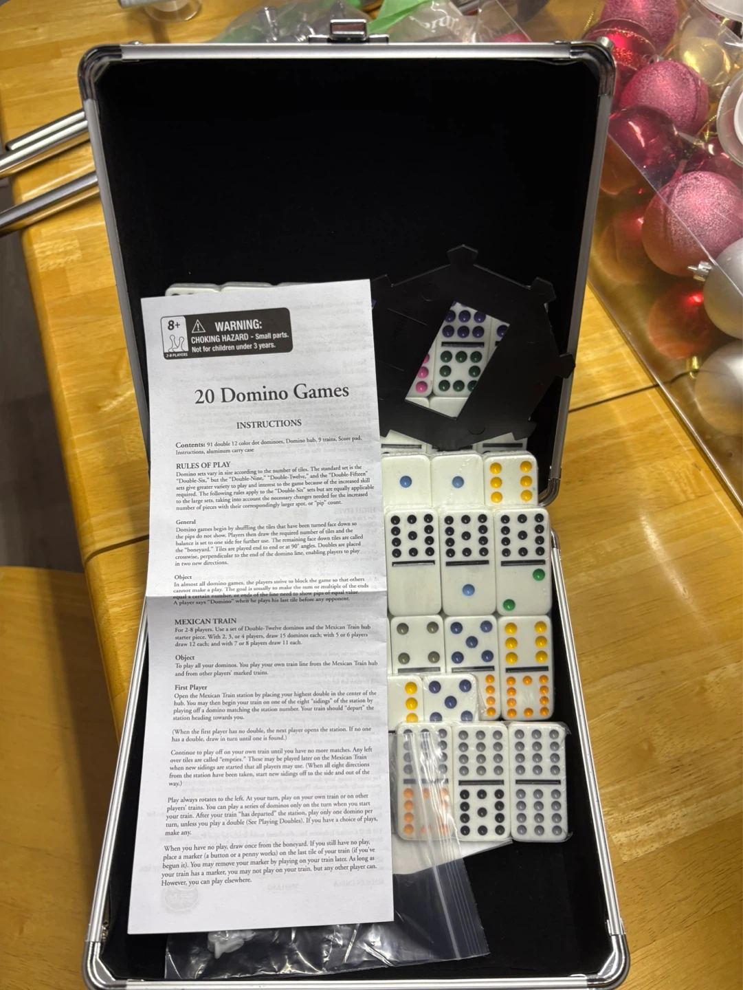 20 Domino Games Set with Case - photo 3