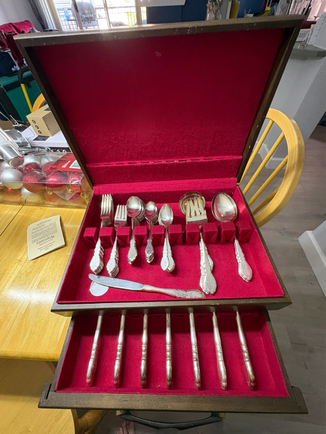 1881 Rogers Silverplate Cutlery Set