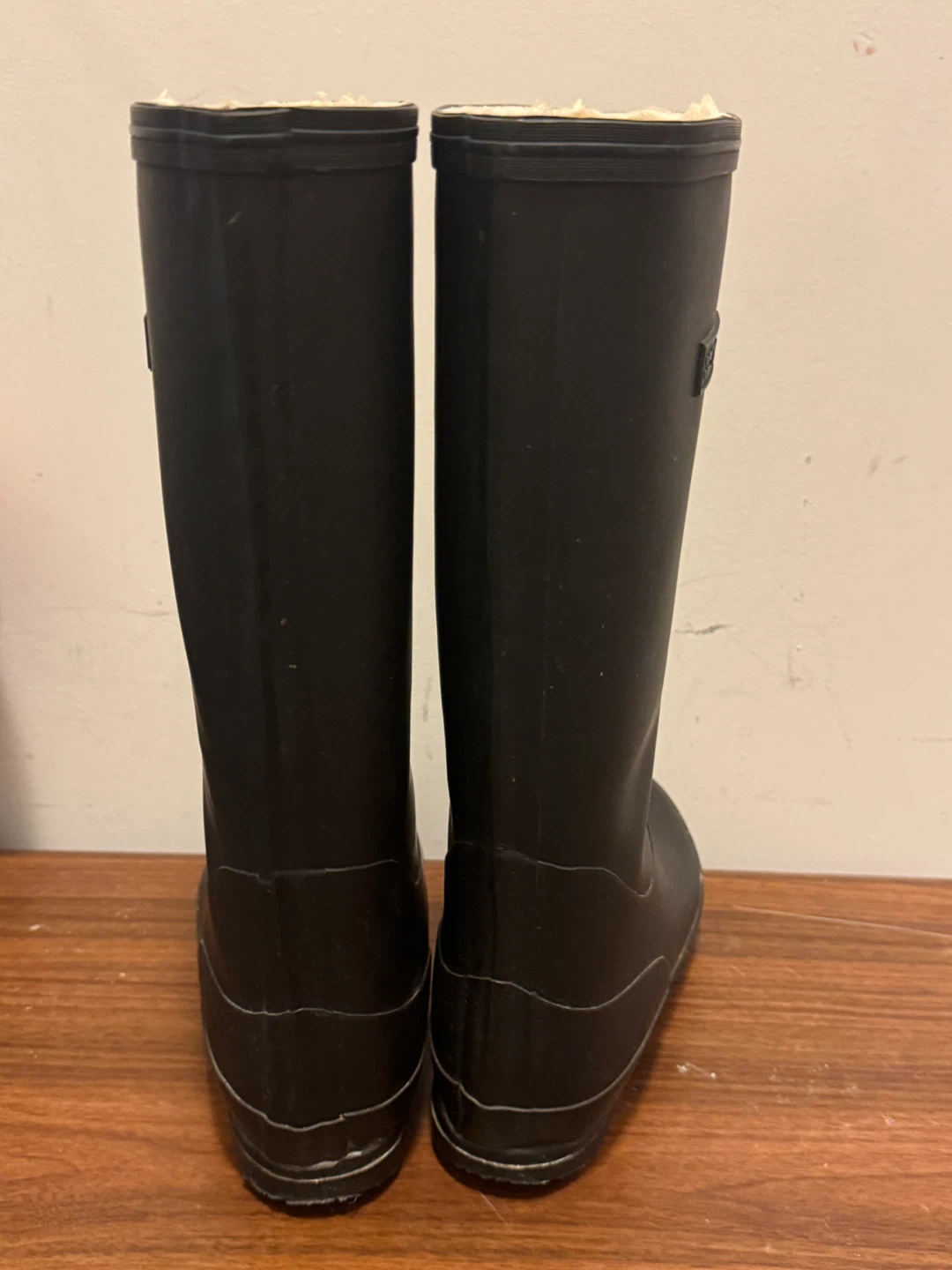 Tretorn Black Rubber Rain Boots with Lining - photo 4