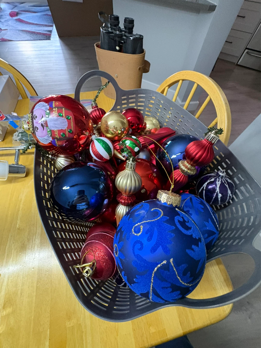 Christmas Ornaments - Red, Gold, Silver, and Blue - photo 3
