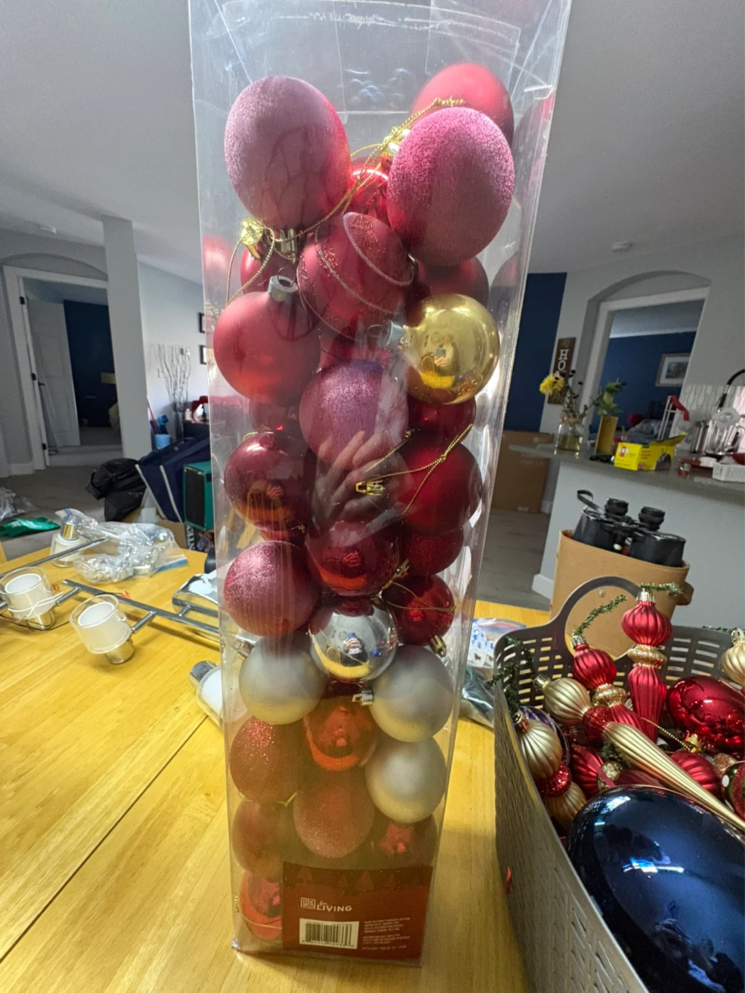 Christmas Ornaments - Red, Gold, Silver, and Blue - photo 2