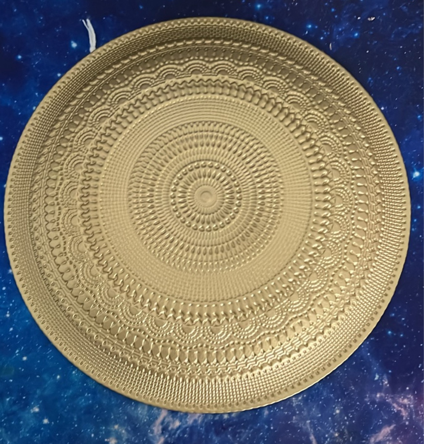 Turkish Glass 8.5" Salad Plates Hand Painted Oriental Pattern - photo 4