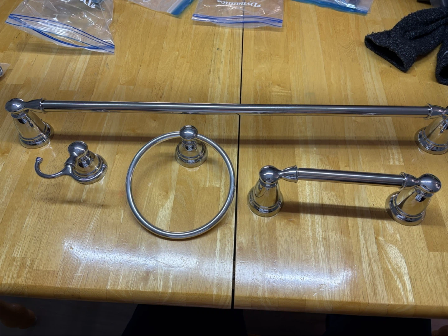 Chrome Bathroom lights & Bathroom Fixture Set