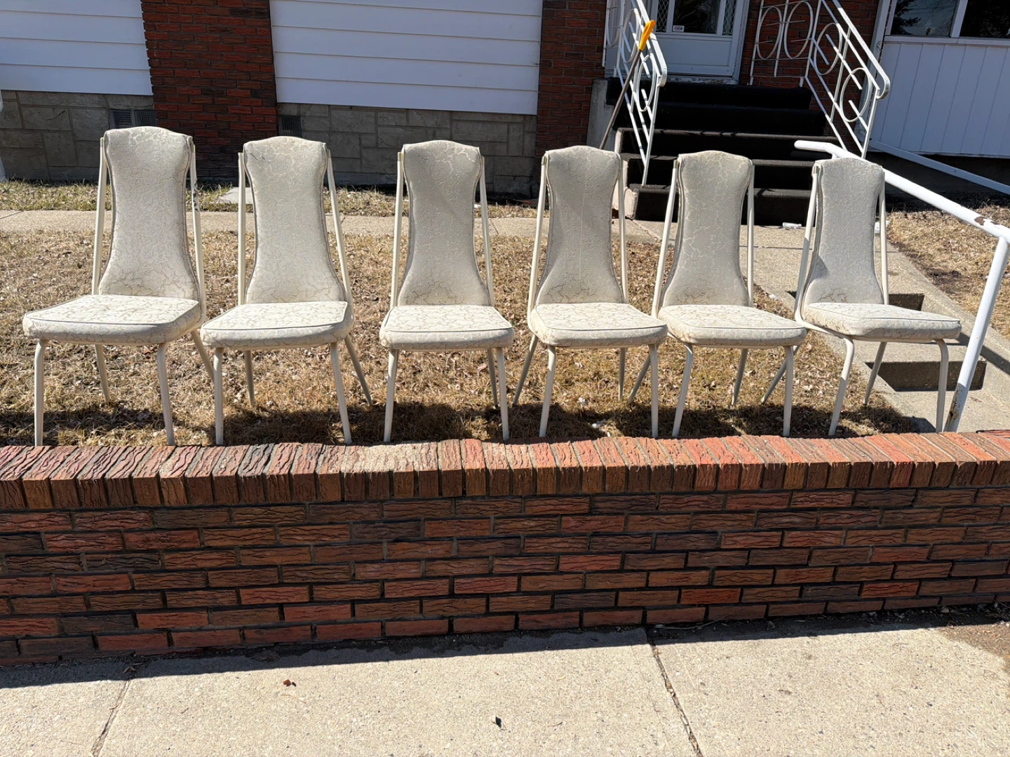 Set of 5 Vintage Dining Chairs