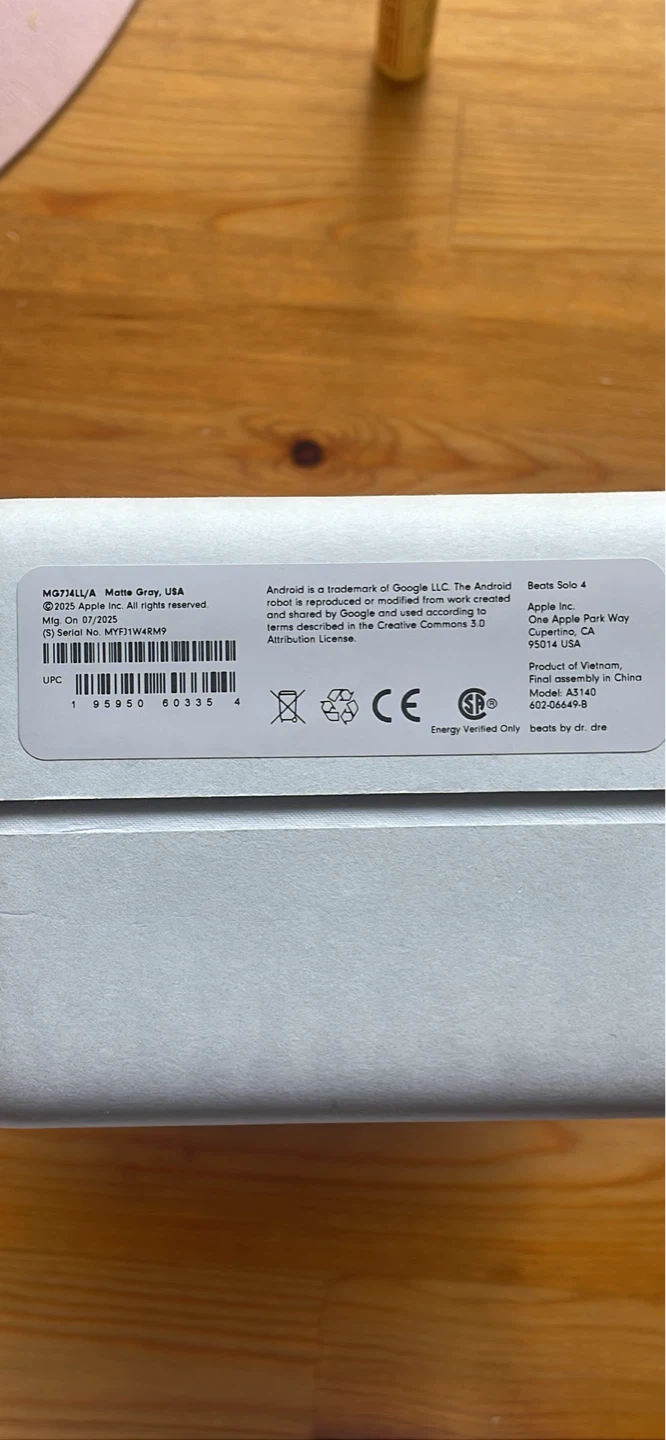 Beats Solo 4 Matte Grey Wireless Headphones - photo 5