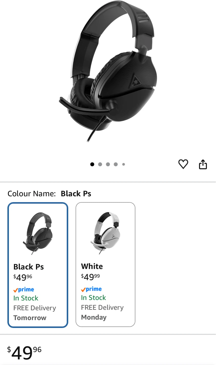 Turtle Beach Recon 70p Gaming Headset - Black - photo 2
