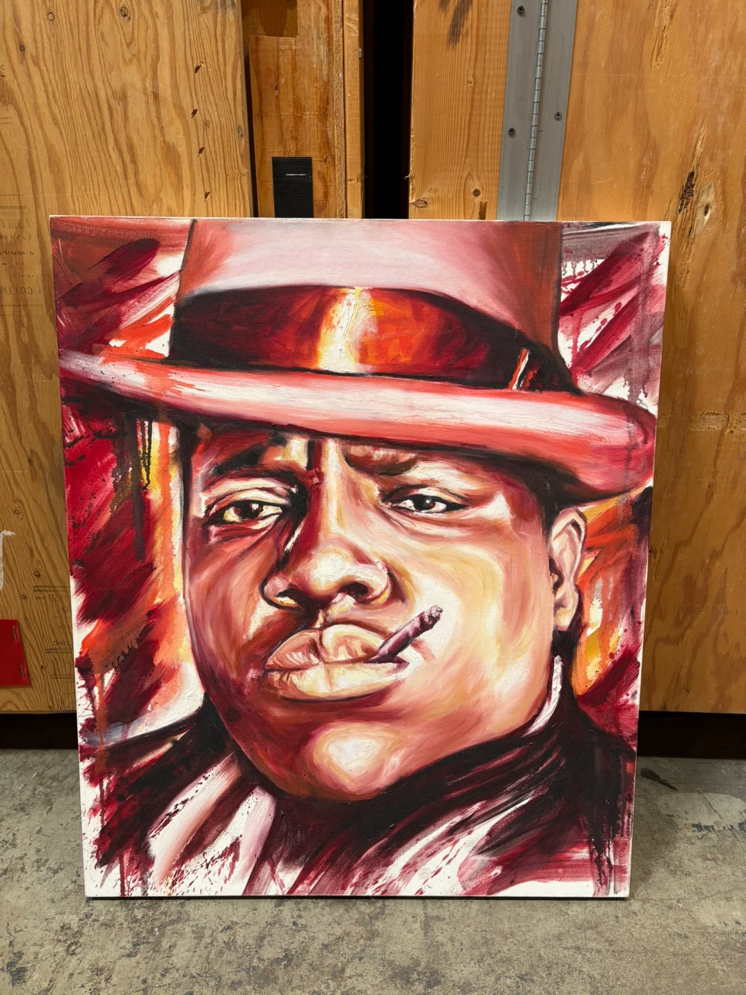 Custom Biggie Smalls Portrait Painting
