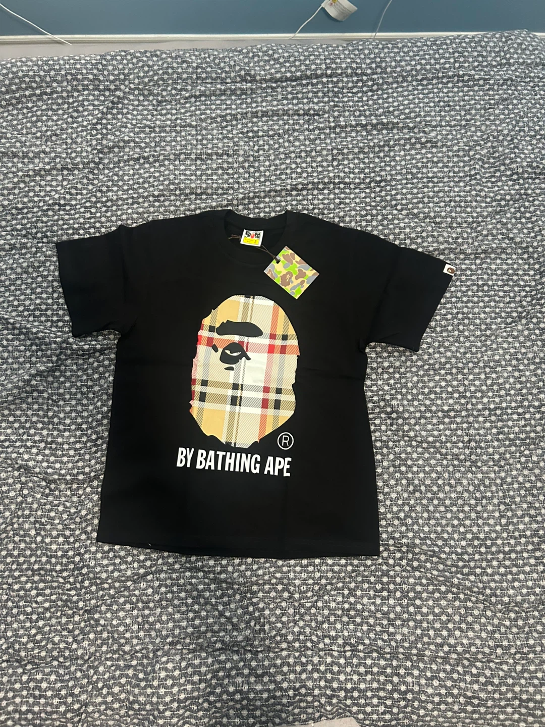 Black bape tee shirt