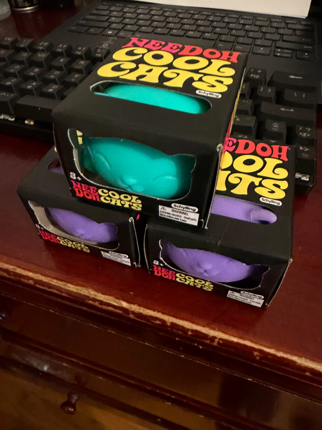 Nee Doh Cool Cats Squishy Fidget Toys - 3+ Years - photo 3