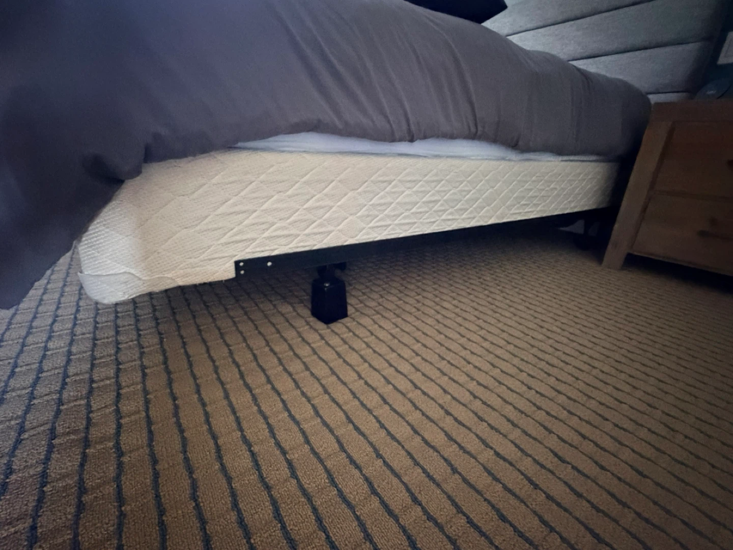 Queen Headboard and Box Spring - photo 3