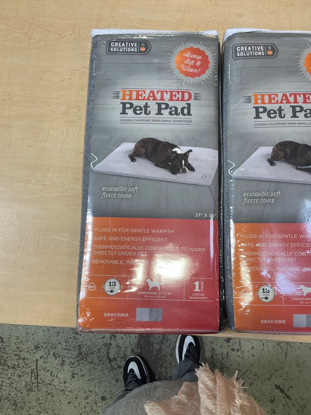 Creative Solutions Heated Pet Pad - Medium - Gray