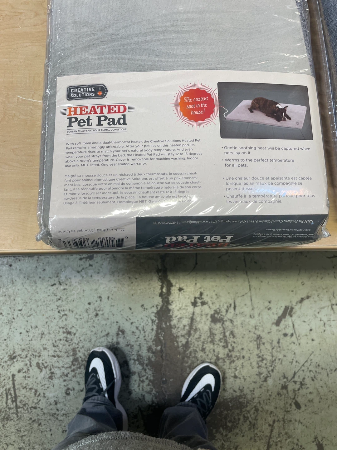 Creative Solutions Heated Pet Pad - Medium - Gray - photo 3