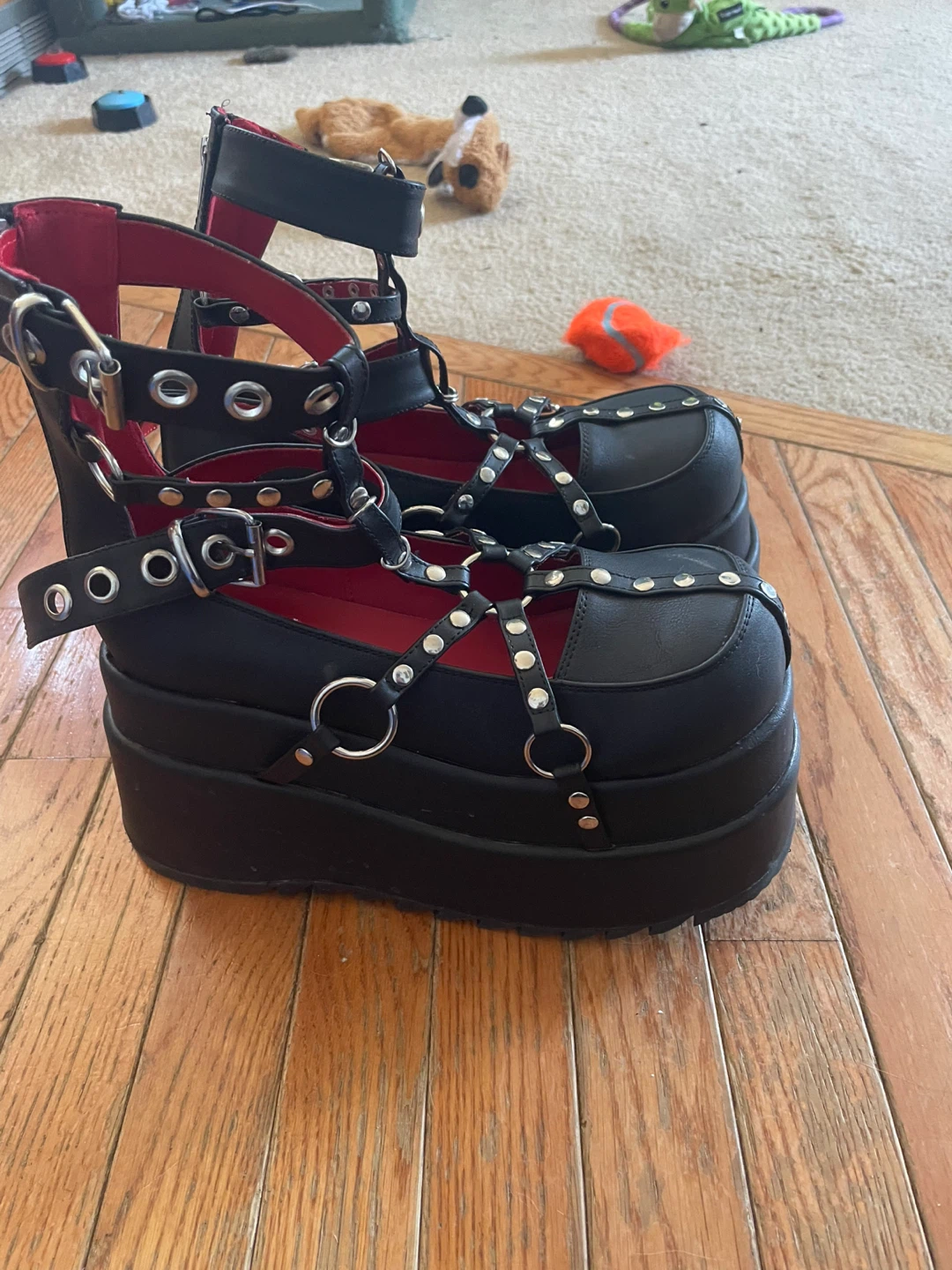 size 10 demonia mary jane shoes - photo 2