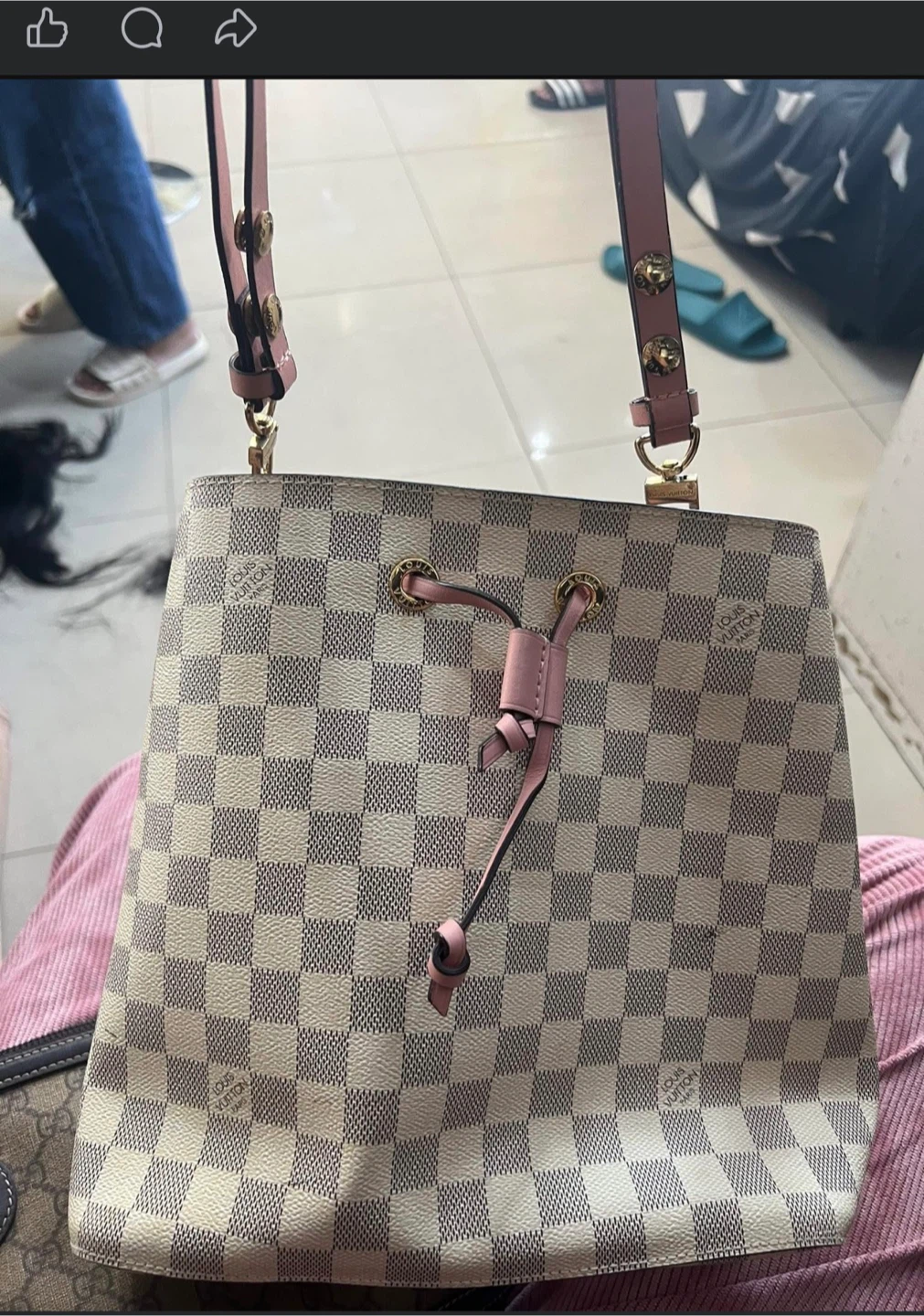 Louis Vuitton Damier Azur Neo Noe MM Bucket Bag - photo 2