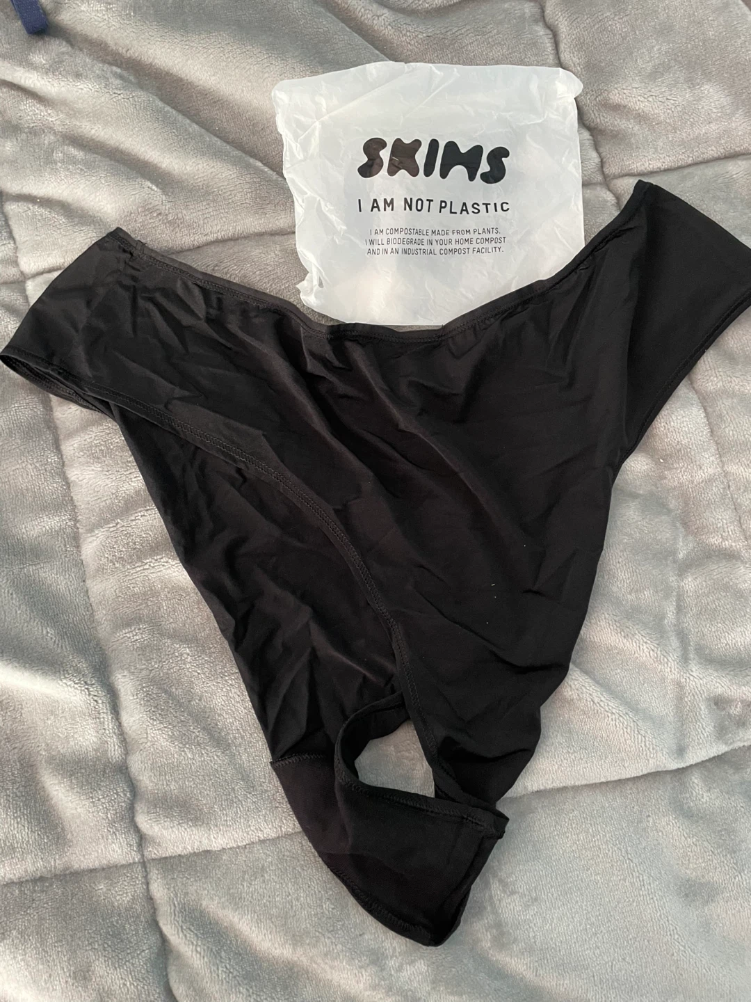SKIMS Sheer Dipped Hipster Onyx Underwear - Size 2X - photo 2