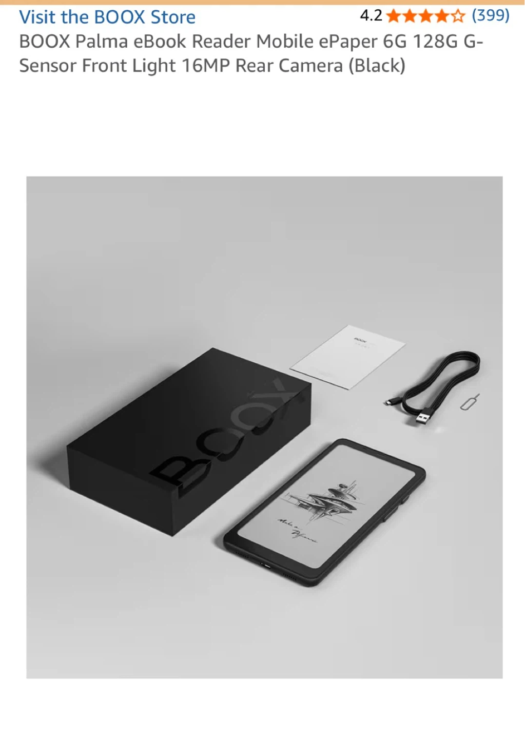 BOOX Palma eReader Black - photo 4