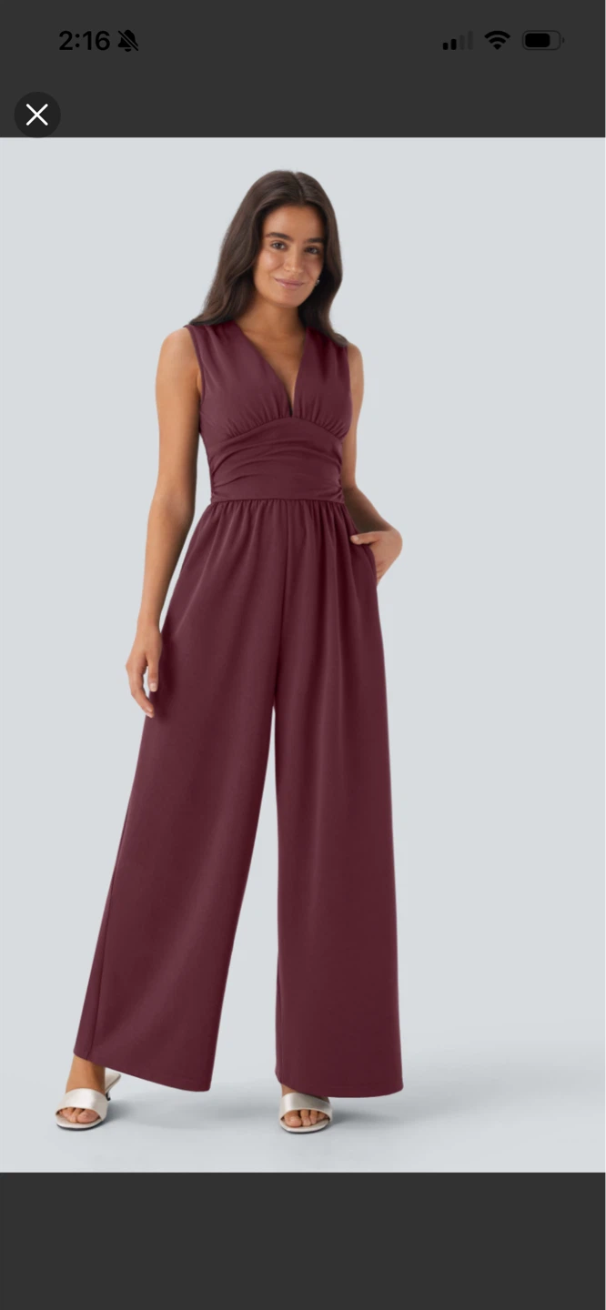 Halara Wide Leg Jumpsuit