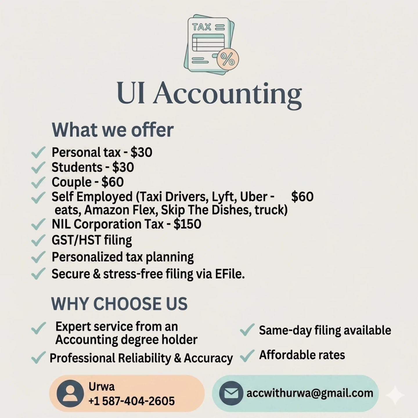 Tax Filling Services