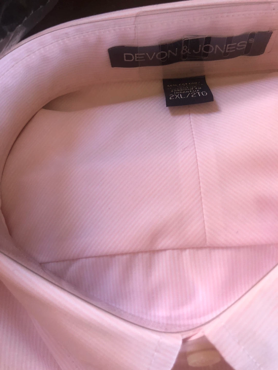 Pink Striped Dress Shirt 2 XL - photo 2