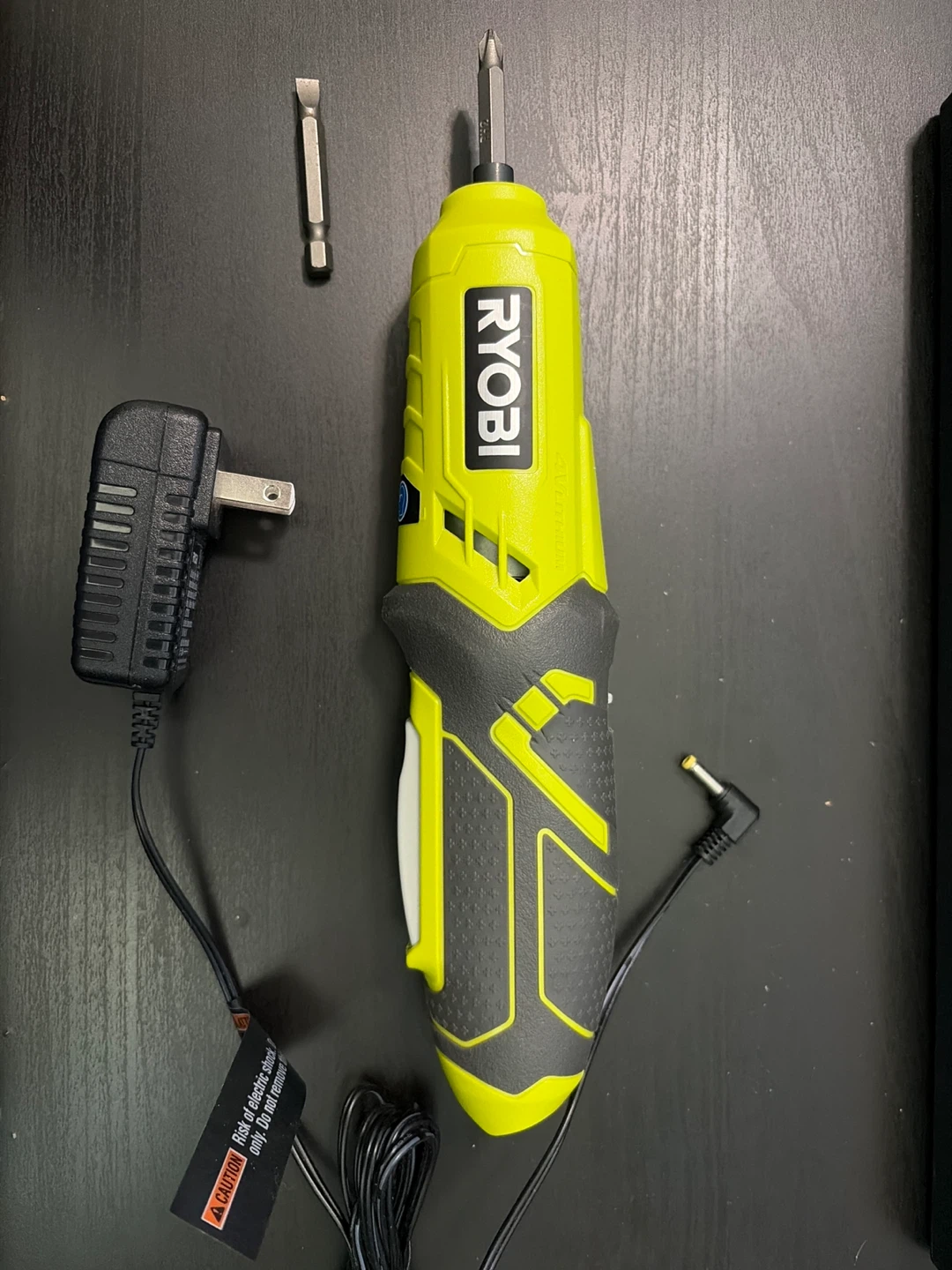 Ryobi Cordless Screwdriver Set with Charger and Bits