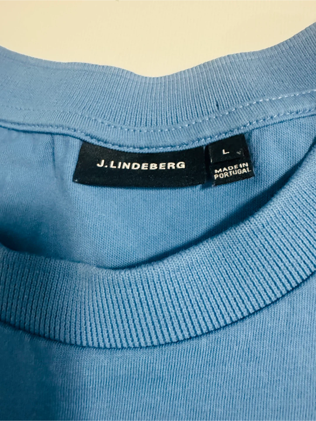 J. Lindeberg Blue T-Shirt - Size L