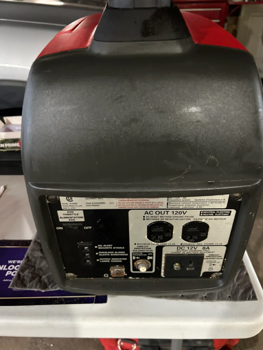 Honda EU2000i Inverter Generator - photo 3