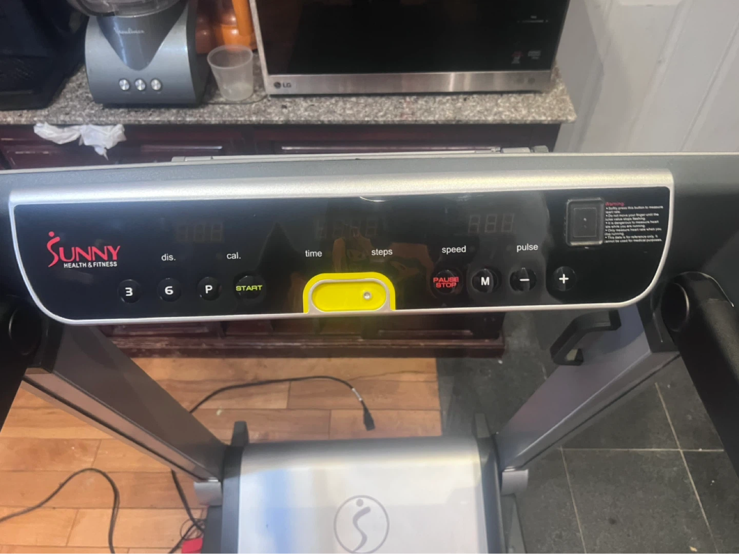 Sunny Health & Fitness Treadmill - photo 4