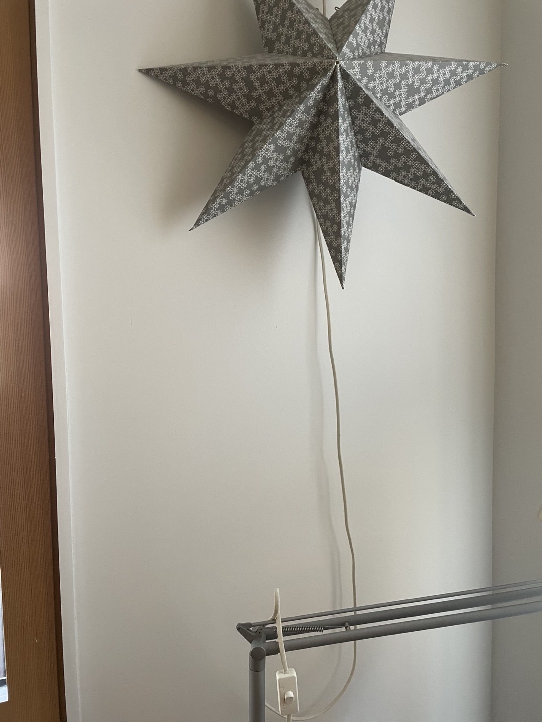 Paper Star Lantern - Grey Pattern - photo 2
