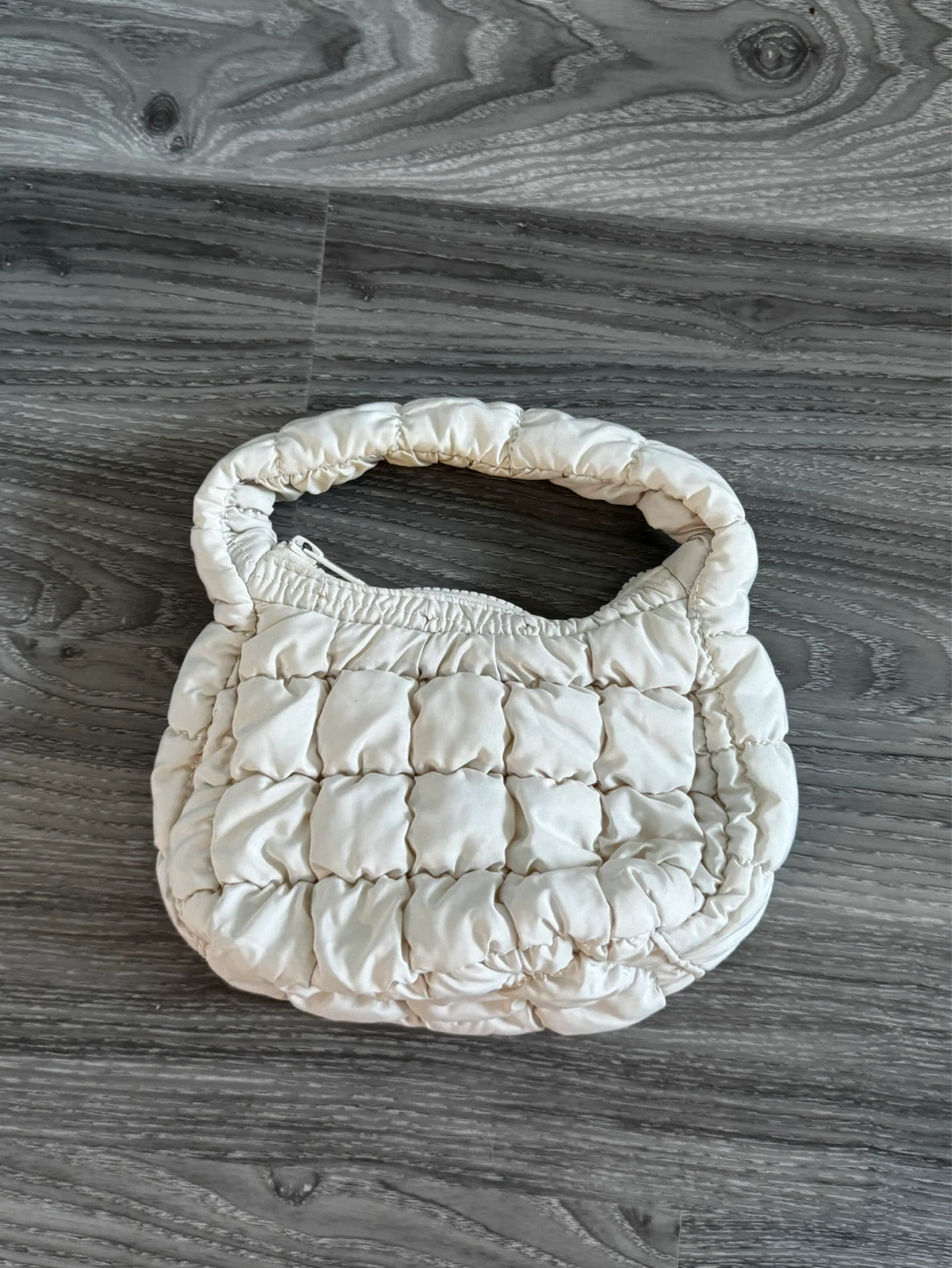COS Cream Puffer Bag- Mini version
