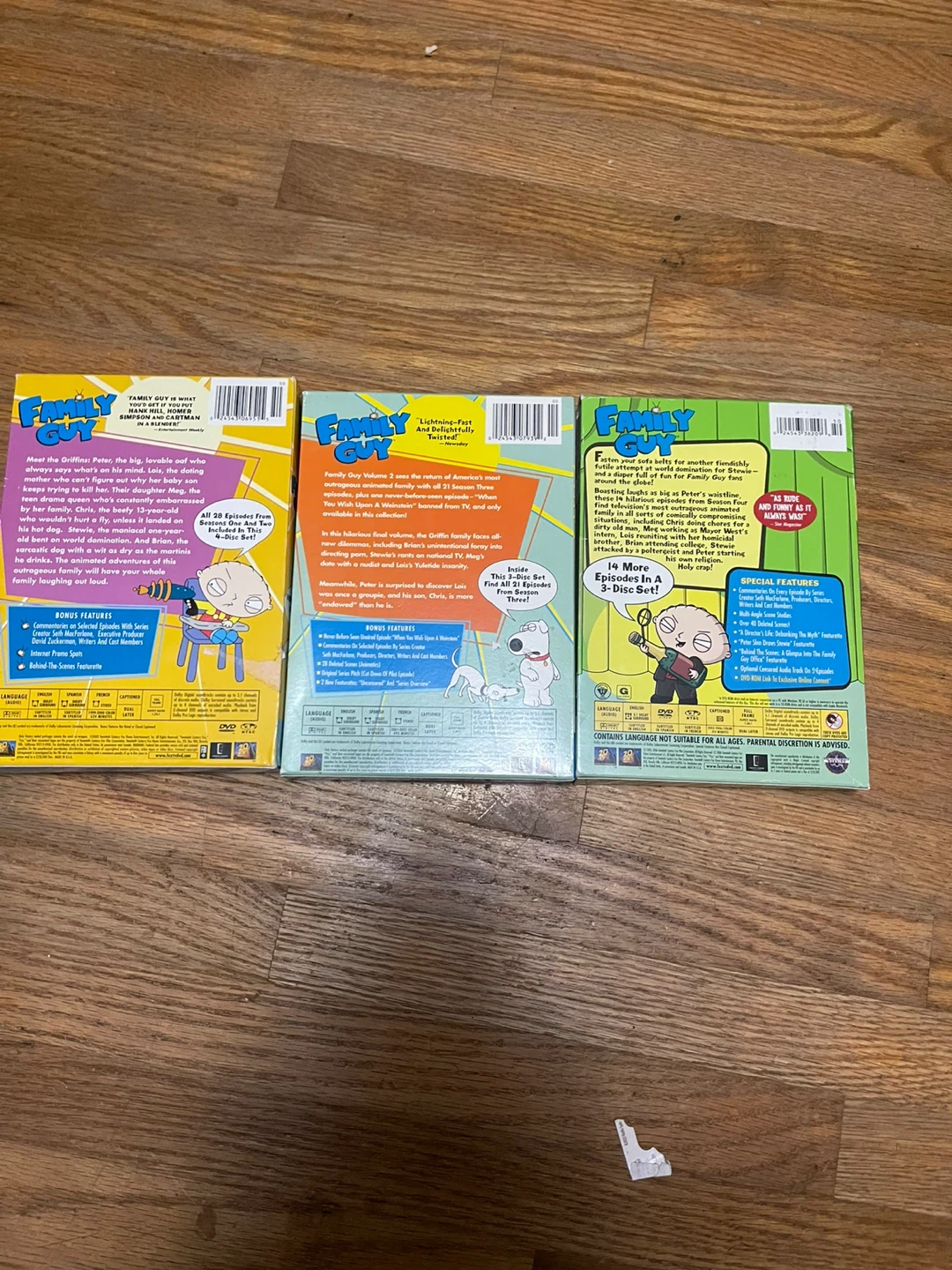 Family Guy DVD Volumes 1, 2 & 4 - photo 2