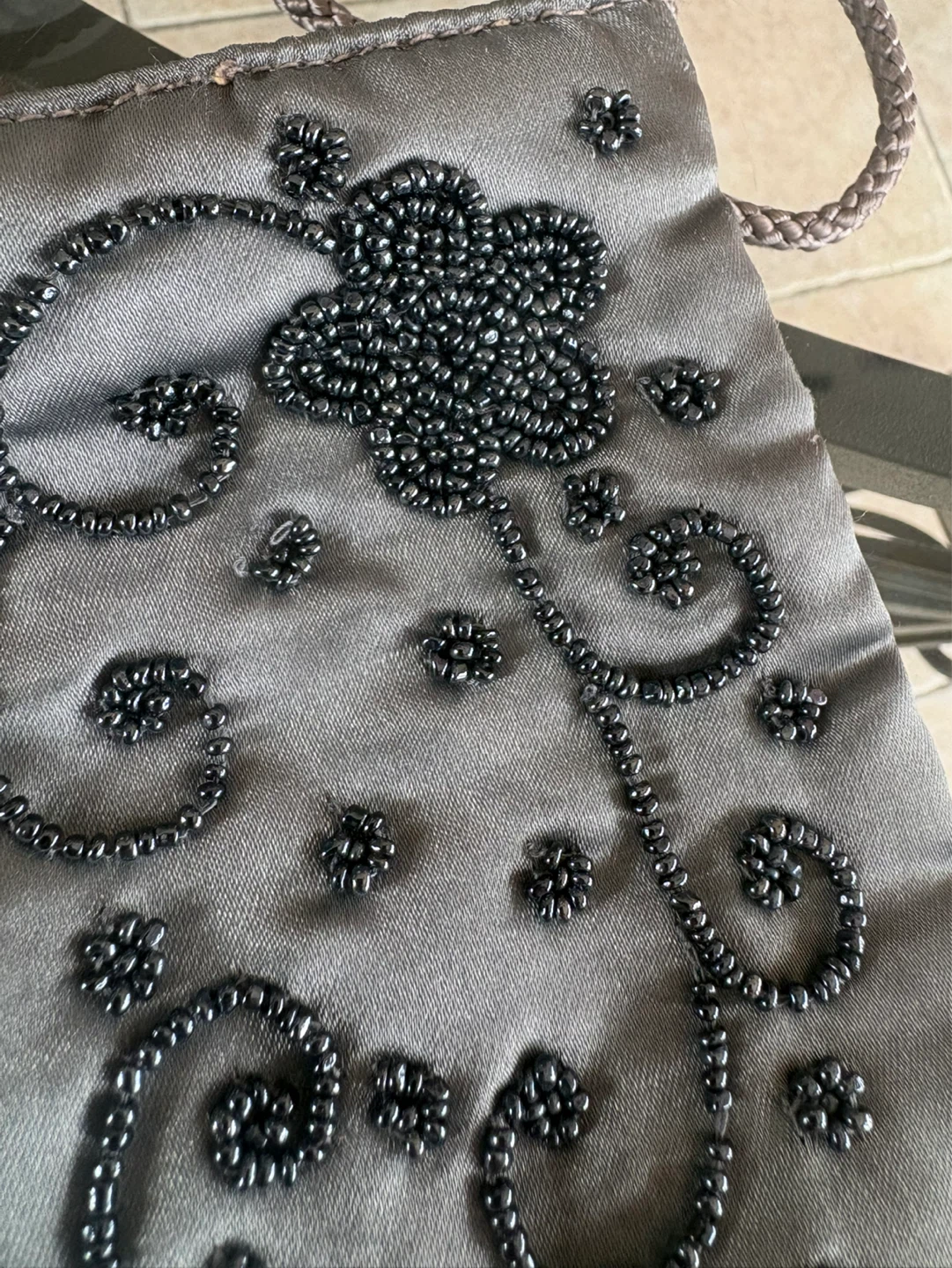 Grey Beaded Small  Purse - Gloria Vanderbilt - photo 5