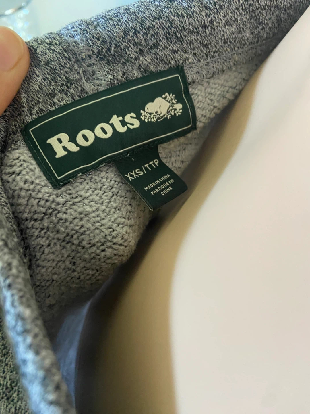 EUC: Roots Heather Grey Jogger Sweatpants Size XXS - photo 5