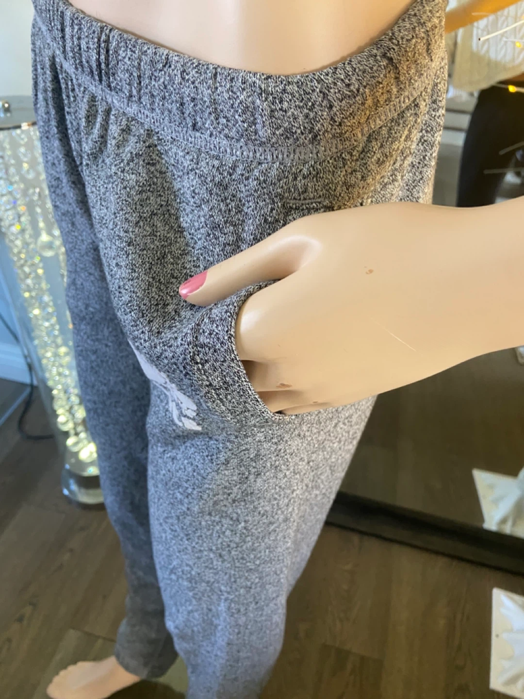 EUC: Roots Heather Grey Jogger Sweatpants Size XXS - photo 3