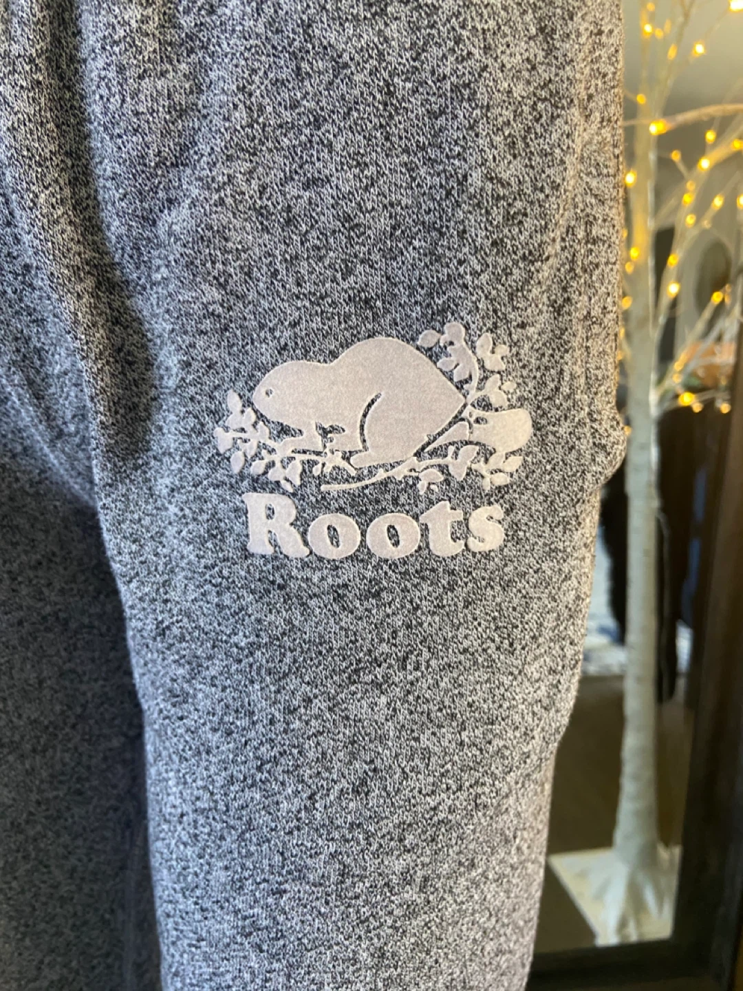 EUC: Roots Heather Grey Jogger Sweatpants Size XXS - photo 2