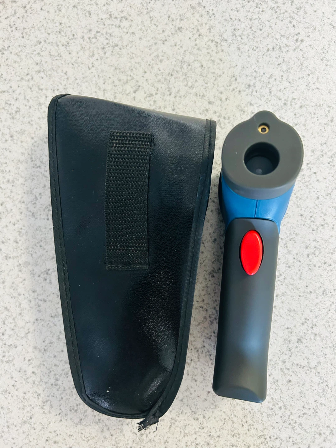 Blue Digital Infrared Thermometer with Case - photo 2
