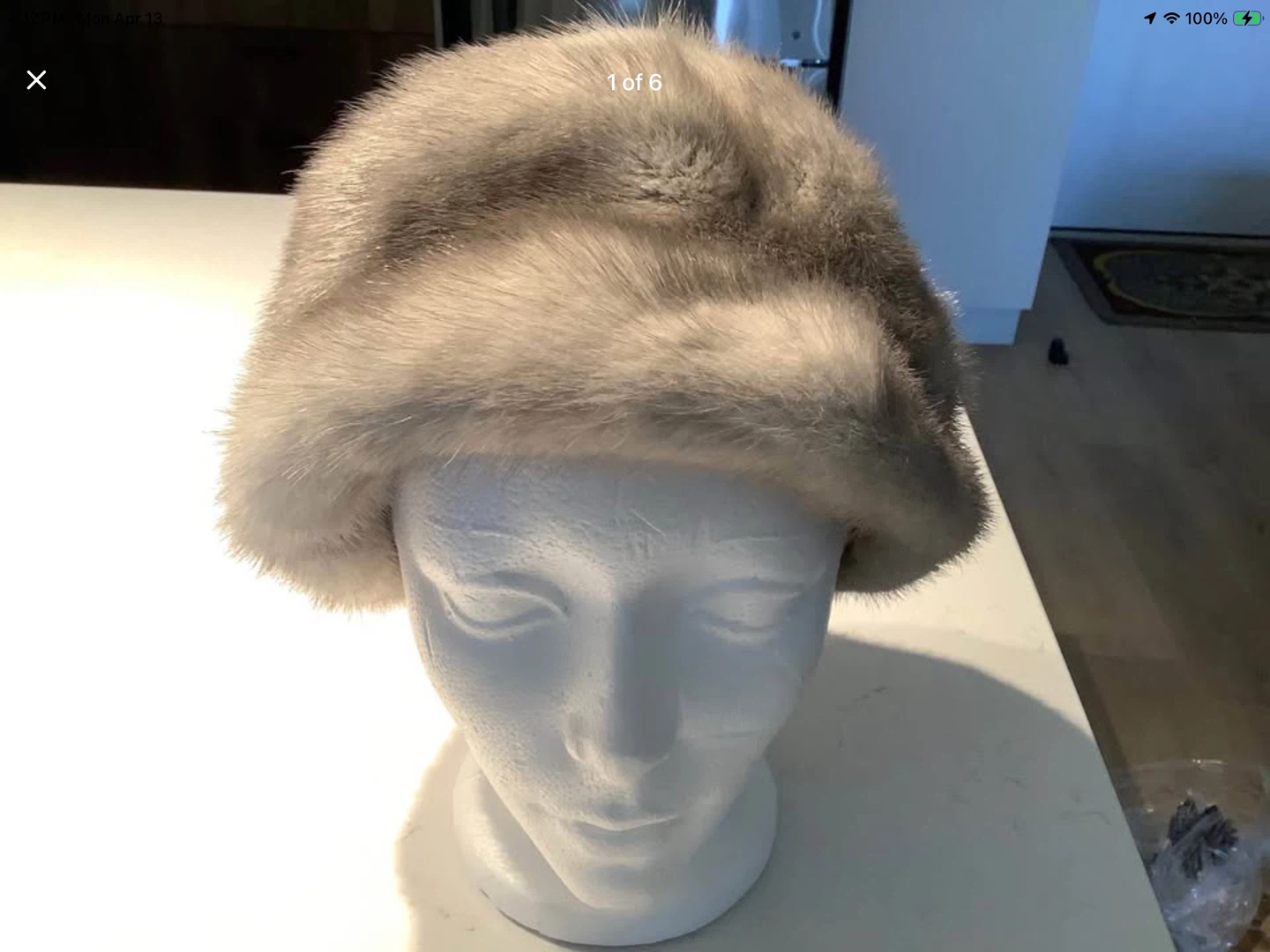 #3 Vintage Ladies Mink Fur Hat 🐞
