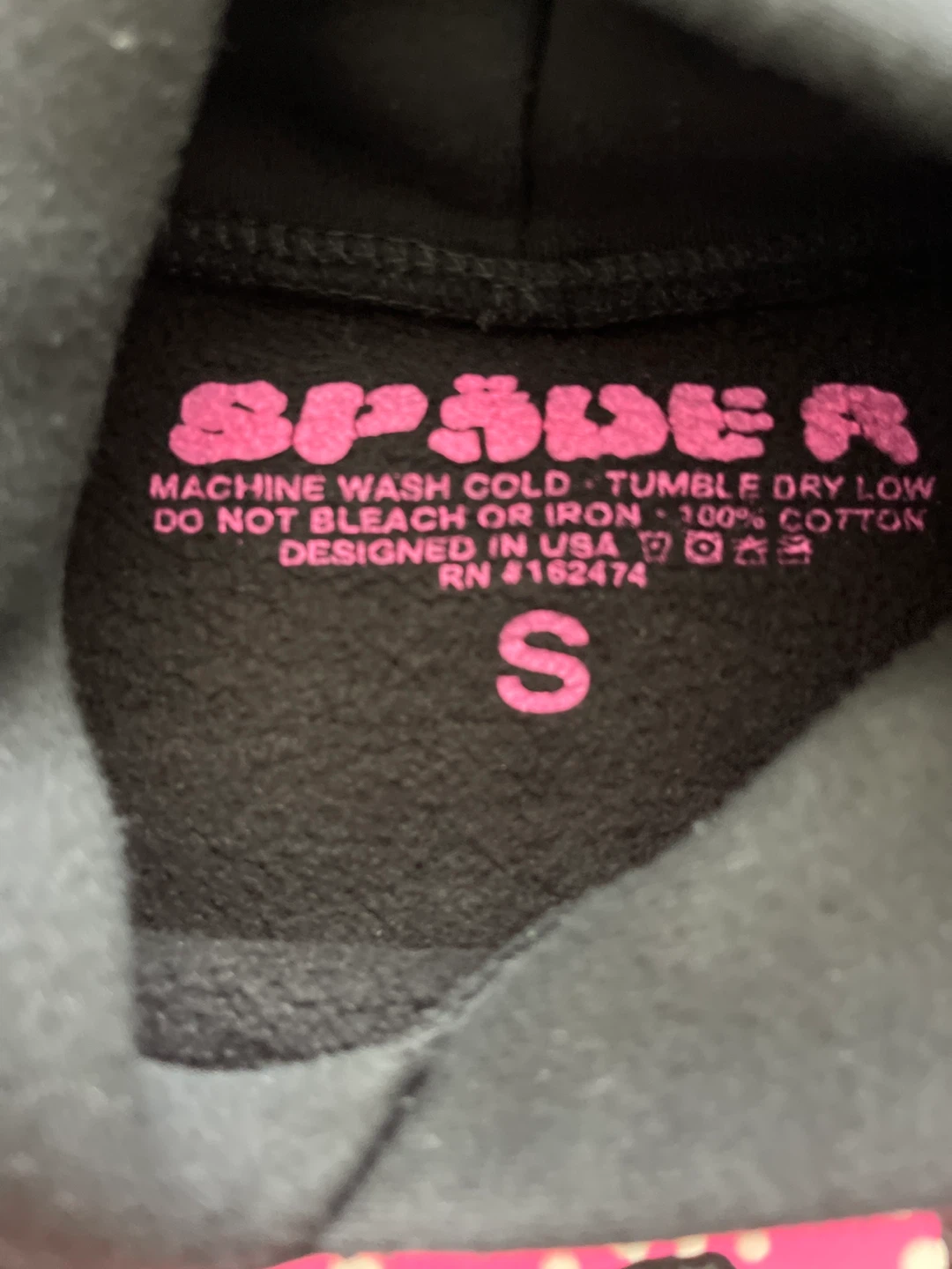 Spider hoodie punk size small - photo 2