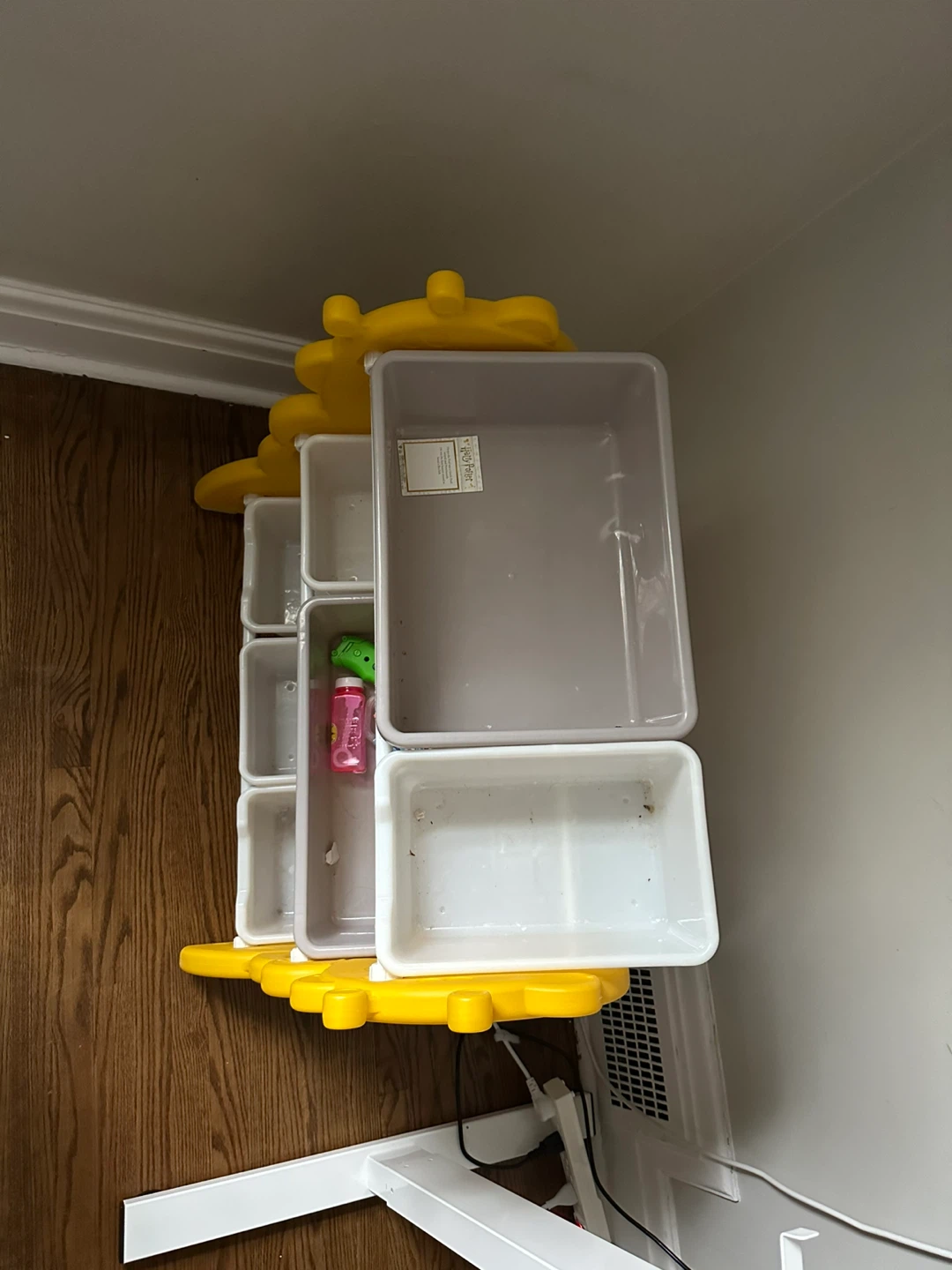 Yellow Toy Organizer Storage Unit - photo 2