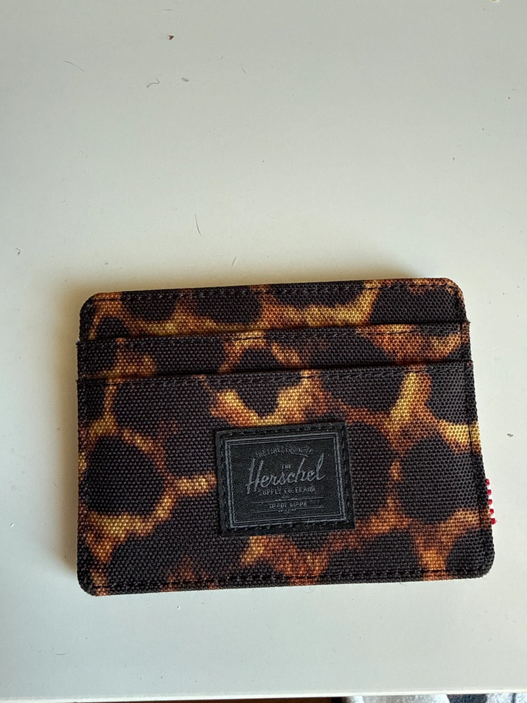 Herschel Charlie Card Case - Leopard