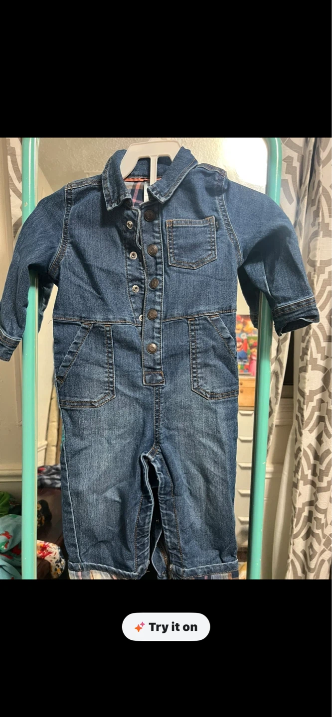 Baby Denim Jumpsuit