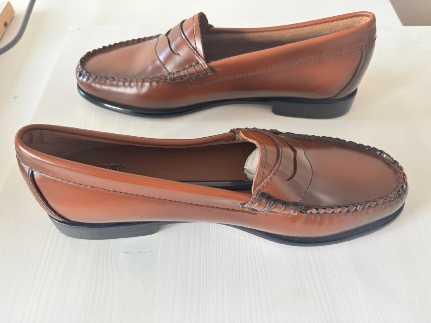 G.H. Bass Weejuns Penny Loafers - Brown Leather - photo 2