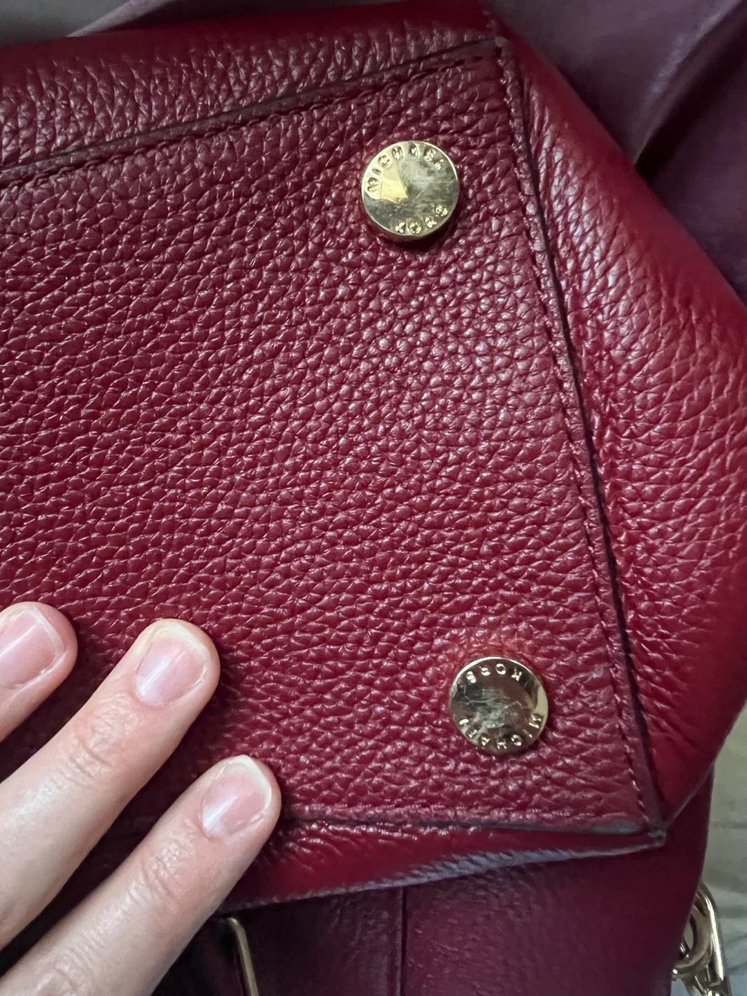 Michael Kors Red Leather Satchel Handbag - photo 5