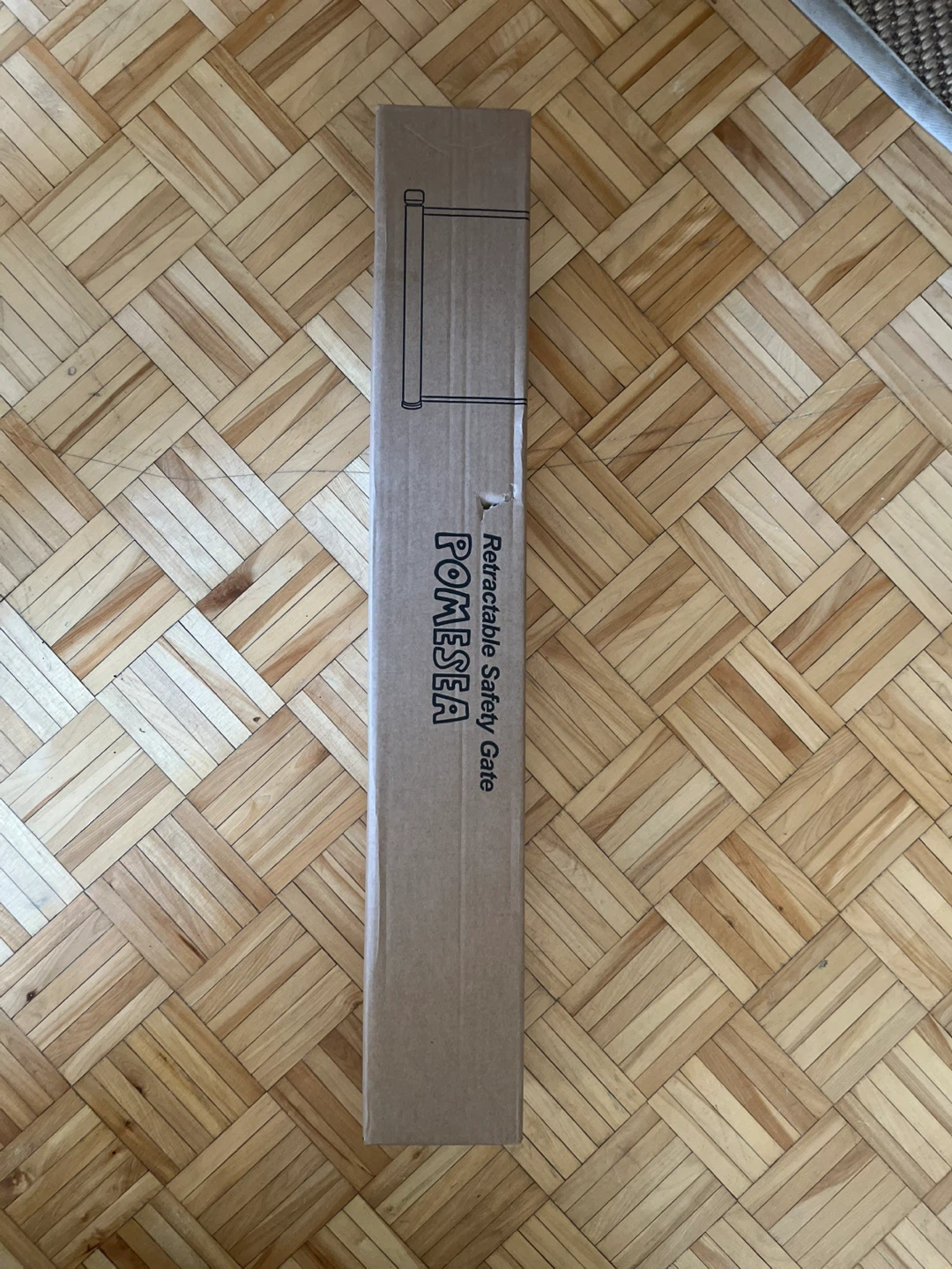 Retractable Dog Gate 35” H Extends to 197” – Mesh Pet Gate (New) - photo 4